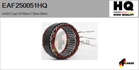 FLAMAR EAF250051HQ - Stator, alternator furqanavto.az