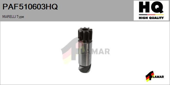 FLAMAR PAF510603HQ - Pinion, başlanğıc furqanavto.az