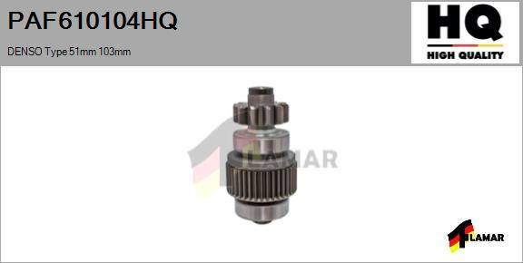 FLAMAR PAF610104HQ
 - Pinion, başlanğıc furqanavto.az