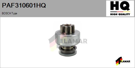 FLAMAR PAF310601HQ - Pinion, başlanğıc furqanavto.az