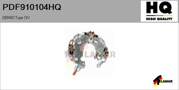 FLAMAR PDF910104HQ - Düzləşdirici, alternator furqanavto.az