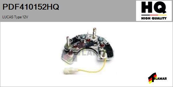 FLAMAR PDF410152HQ - Düzləşdirici, alternator furqanavto.az