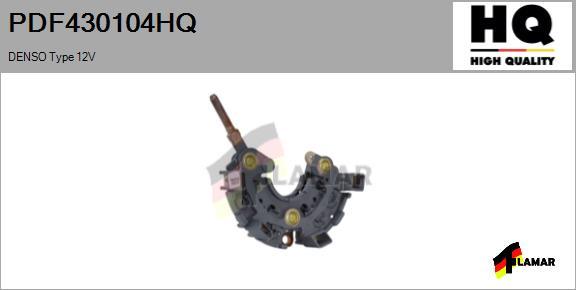 FLAMAR PDF430104HQ - Düzləşdirici, alternator furqanavto.az