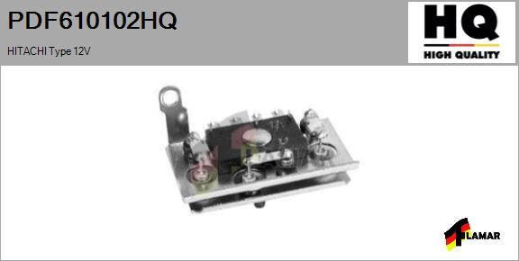 FLAMAR PDF610102HQ - Düzləşdirici, alternator furqanavto.az