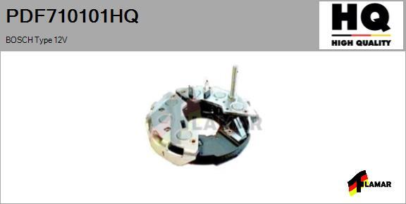 FLAMAR PDF710101HQ - Düzləşdirici, alternator furqanavto.az