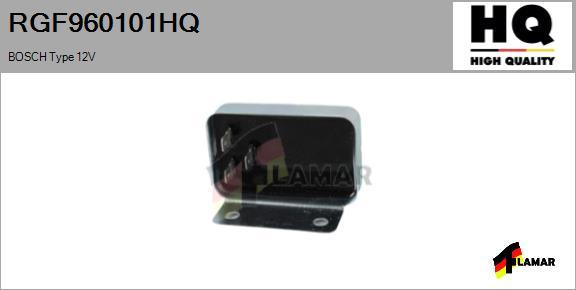 FLAMAR RGF960101HQ - Gərginlik tənzimləyicisi, alternator furqanavto.az