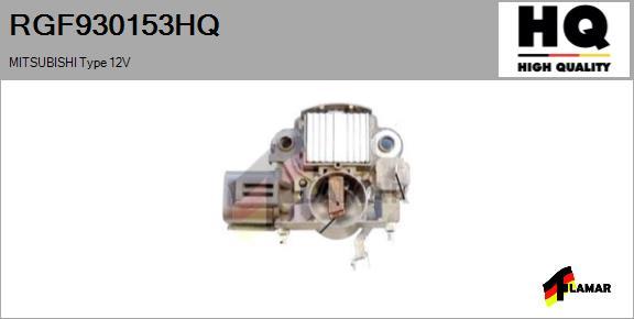 FLAMAR RGF930153HQ - Gərginlik tənzimləyicisi, alternator furqanavto.az