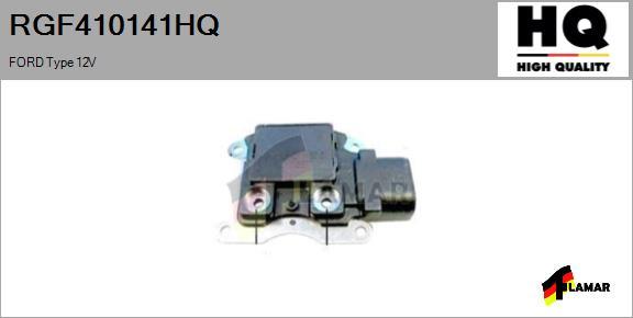FLAMAR RGF410141HQ - Gərginlik tənzimləyicisi, alternator furqanavto.az