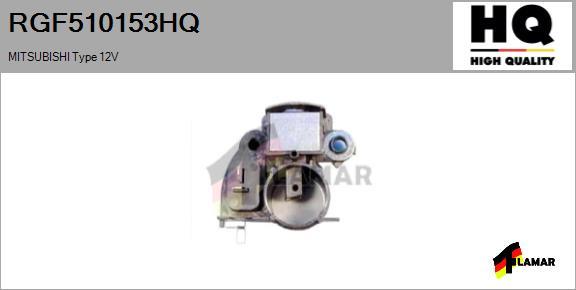 FLAMAR RGF510153HQ - Gərginlik tənzimləyicisi, alternator furqanavto.az