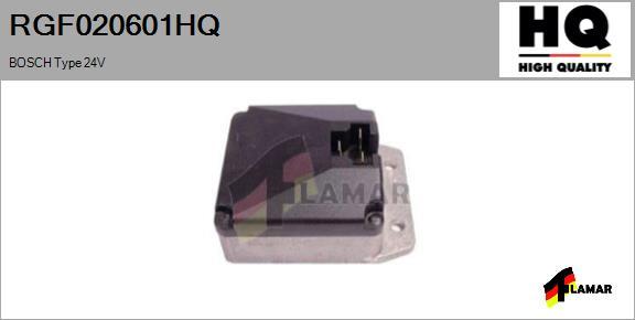 FLAMAR RGF020601HQ - Gərginlik tənzimləyicisi, alternator furqanavto.az