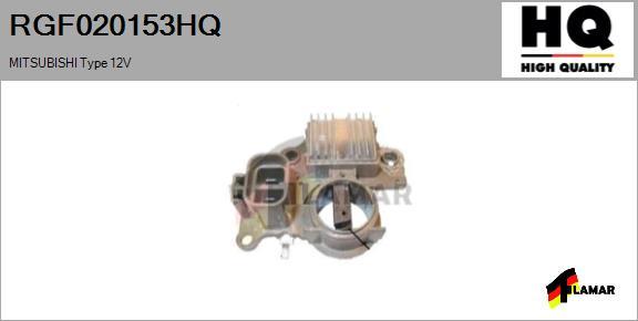 FLAMAR RGF020153HQ - Gərginlik tənzimləyicisi, alternator furqanavto.az