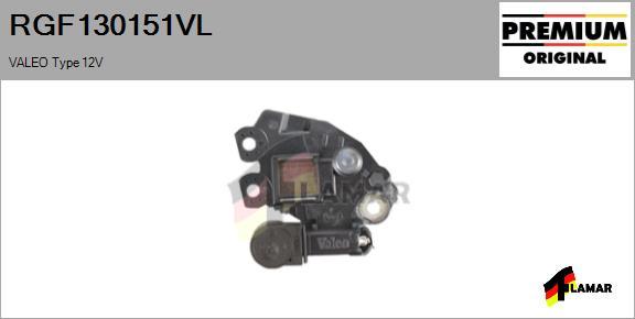FLAMAR RGF130151VL - Gərginlik tənzimləyicisi, alternator furqanavto.az
