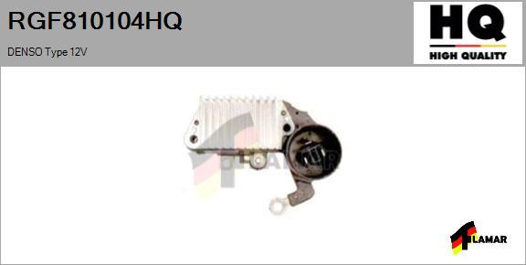 FLAMAR RGF810104HQ - Gərginlik tənzimləyicisi, alternator furqanavto.az
