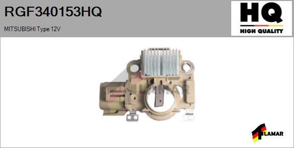FLAMAR RGF340153HQ - Gərginlik tənzimləyicisi, alternator furqanavto.az