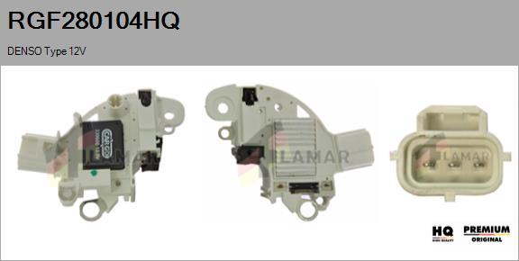 FLAMAR RGF280104HQ
 - Gərginlik tənzimləyicisi, alternator furqanavto.az