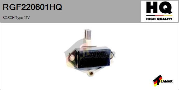 FLAMAR RGF220601HQ - Gərginlik tənzimləyicisi, alternator furqanavto.az