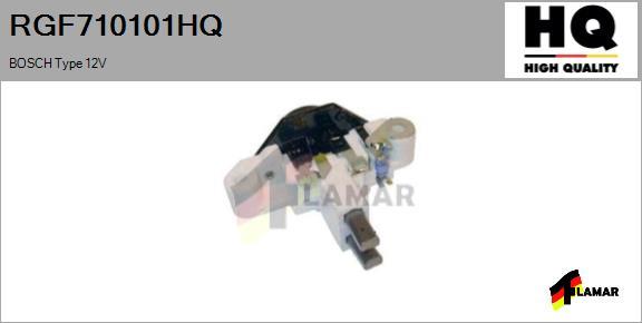 FLAMAR RGF710101HQ - Gərginlik tənzimləyicisi, alternator furqanavto.az