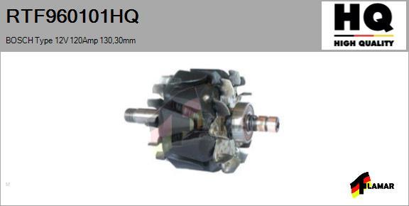 FLAMAR RTF960101HQ - Rotor, alternator furqanavto.az