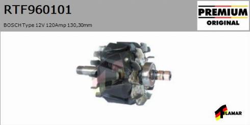 FLAMAR RTF960101
 - Rotor, alternator furqanavto.az