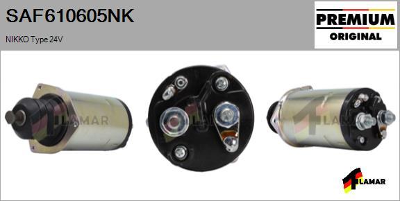 FLAMAR SAF610605NK - Solenoid açarı, başlanğıc furqanavto.az