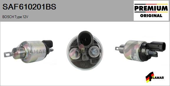 FLAMAR SAF610201BS - Solenoid açarı, başlanğıc furqanavto.az