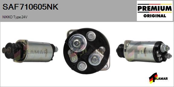 FLAMAR SAF710605NK - Solenoid açarı, başlanğıc furqanavto.az