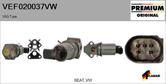 FLAMAR VEF020037VW - EGR Valf furqanavto.az