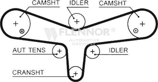 Flennor 4513V - Vaxt kəməri furqanavto.az