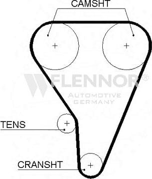 Flennor 4006V - Vaxt kəməri furqanavto.az