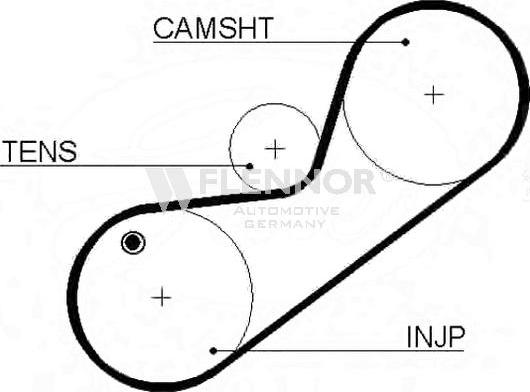 Flennor 4353V - Vaxt kəməri furqanavto.az