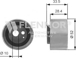 Flennor FS63491 - Gərginlik kasnağı, vaxt kəməri furqanavto.az