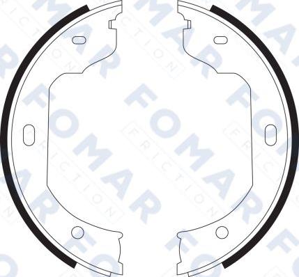 FOMAR Friction FO 9090 - Əyləc Başlığı Dəsti furqanavto.az