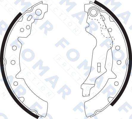 FOMAR Friction FO 9075 - Əyləc Başlığı Dəsti furqanavto.az