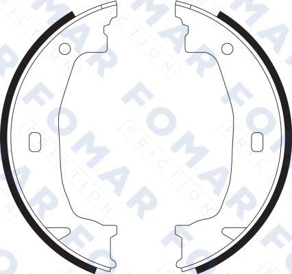 FOMAR Friction FO 9070 - Əyləc Başlığı Dəsti furqanavto.az