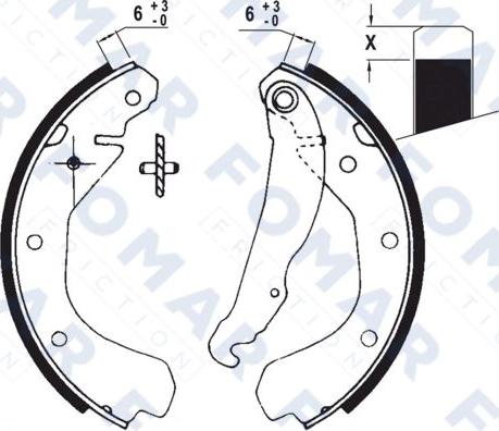 FOMAR Friction FO 0419 - Əyləc Başlığı Dəsti furqanavto.az