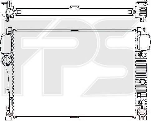 FPS FP 46 A958 - Radiator, mühərrikin soyudulması furqanavto.az