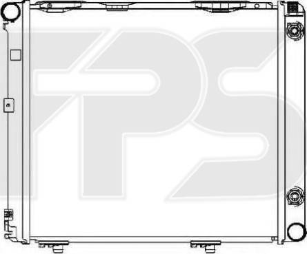 FPS FP 46 A984 - Radiator, mühərrikin soyudulması furqanavto.az