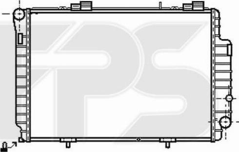 FPS FP 46 A975-X - Radiator, mühərrikin soyudulması furqanavto.az