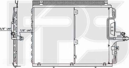 FPS FP 46 K401 - Kondenser, kondisioner furqanavto.az