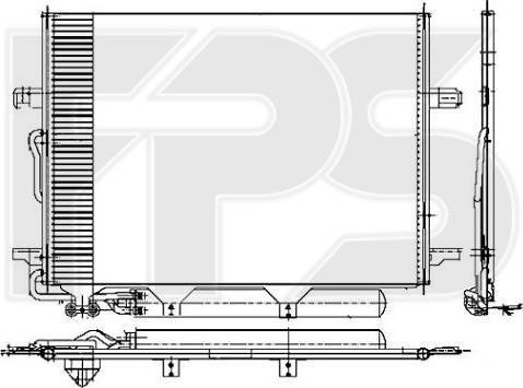 FPS FP 46 K109-X - Kondenser, kondisioner furqanavto.az