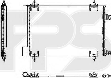 FPS FP 54 K436-X - Kondenser, kondisioner furqanavto.az