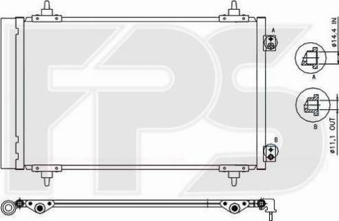 FPS FP 54 K239 - Kondenser, kondisioner furqanavto.az