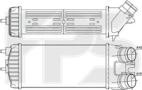 FPS FP 54 T68-X - Intercooler, şarj cihazı furqanavto.az