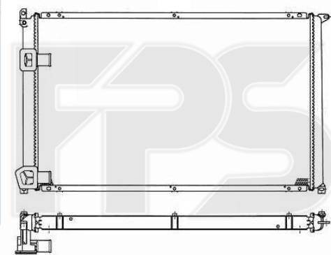 FPS FP 56 A1143 - Radiator, mühərrikin soyudulması furqanavto.az