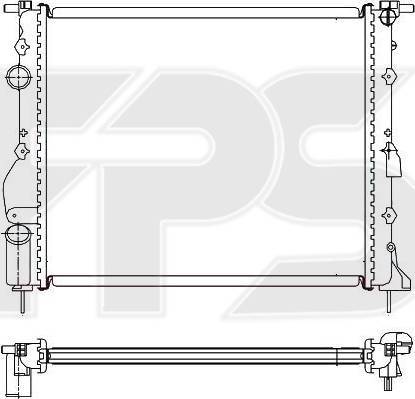 FPS FP 56 A370 - Radiator, mühərrikin soyudulması furqanavto.az