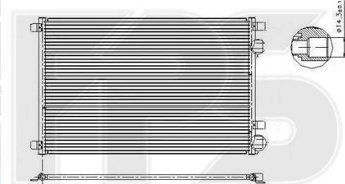 FPS FP 56 K164 - Kondenser, kondisioner furqanavto.az