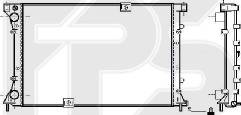 FPS FP 52 A91-X - Radiator, mühərrikin soyudulması furqanavto.az