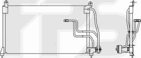 FPS FP 52 K116 - Kondenser, kondisioner furqanavto.az