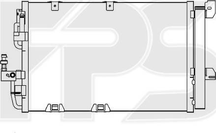 FPS FP 52 K138 - Kondenser, kondisioner furqanavto.az
