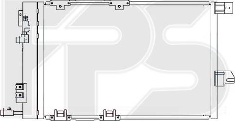 FPS FP 52 K121 - Kondenser, kondisioner furqanavto.az